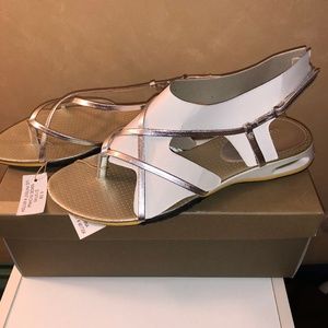 NEVER WORN Silver Cole Haan Sandals